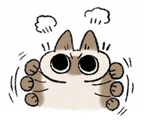 超可爱暹罗猫表情包图片